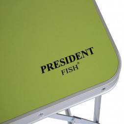 Стол складной President Fish TA21405 зеленый 8700 010