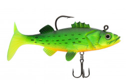 Виброхвост оснащённый CONDOR Crazy Bait NWPE03# размер 80 мм вес 14 гр цвет 418 2 шт