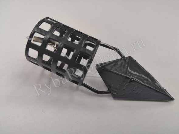 Кормушка Vikfish сербская пуля D30, 50 гр. леска, ил