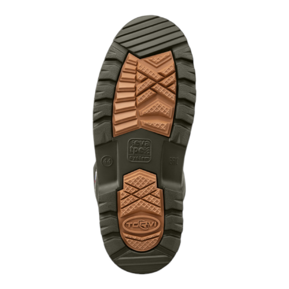 Сапоги Torvi ЭВА -60°C с нескользящей подошвой и 8-ми слойным сменным вкладышем олива р.43