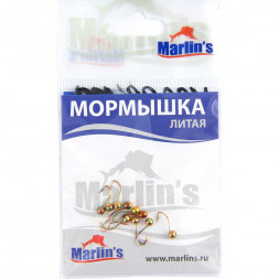 Мормышка литая Marlin&#039;s Шар 6мм кр.Crown 7000-499