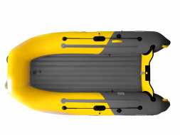 Надувная лодка Boatsman 320AS НДНД Sport желто-черный