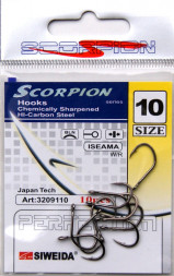 Крючок SIWEIDA Scorpion Iseama №1 10шт 3209101 C1-11
