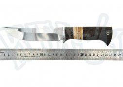 Нож Окский Ласка ст.65х13 рукоять венге, береста, дюраль, фибра 5694
