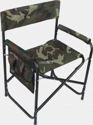 Кресло складное Следопыт с карманом на подлокотнике 585х450х825 мм, сталь