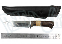 Нож Окский Сокол ст.65х13 рукоять венге, береста, дюраль, фибра. 5949