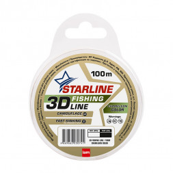 Леска IAM 3D Fishing Line 100m, диаметр 0,32 мм Хамелеон