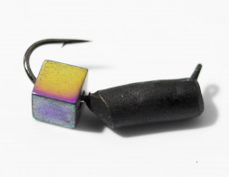 Мормышка вольфрамовая Condor Столбик с кубиком Хамелеон, 1,5 мм 15 шт