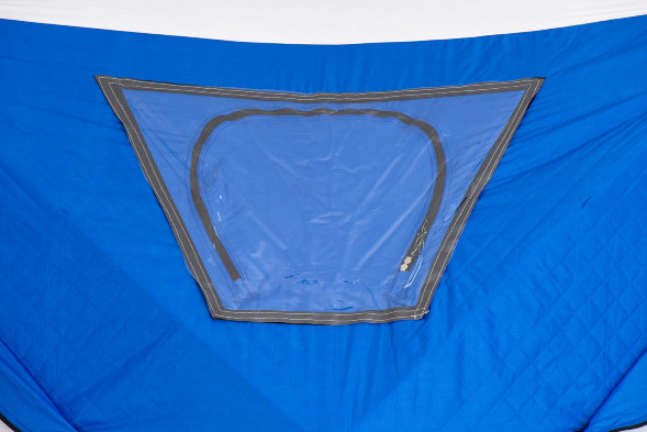 Палатка Куб CONDOR зимняя утепленная 2,2 х 2,2 х 2,15 синий/белый