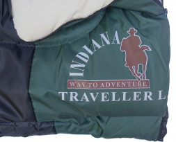 Спальный мешок INDIANA Traveller R-zip от -6 С с подголов. 230х90см