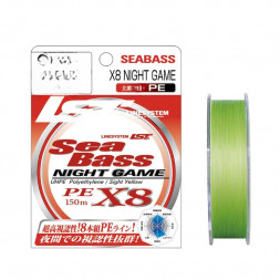 Шнур LINESYSTEM Sea Bass X8 Night Game #1 (150m)
